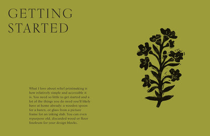 Botanical Block Printing: A Creative Step-By-Step Handbook to Make Art Inspired by Nature