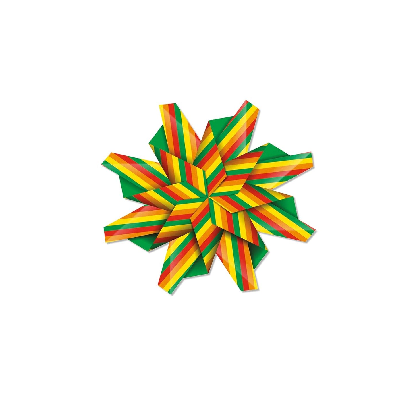 Origami Paper: Stripes and Solids- 300 Sheets, 4in (10 CM), Double-Sided with 12 Different Designs by Tuttle Studio