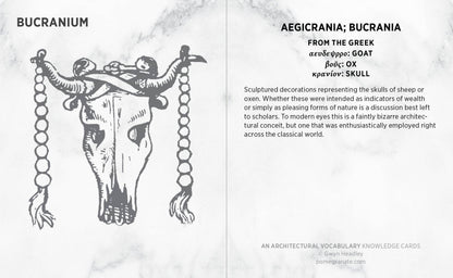 An Architectural Vocabulary Knowledge Cards