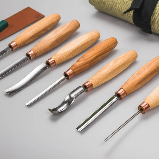 Wood Carving Set of 7 Chisels by BeaverCraft