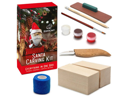 Santa Carving Kit - Complete Starter Whittling Kit