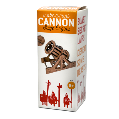 Mini Cannon: Wooden Siege Engine Engineering Model Building Kit