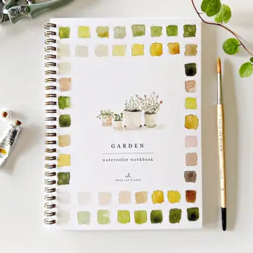Garden Watercolor Workbook by emily lex studio