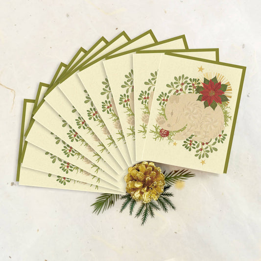 Spirit Bear Holiday Paper Card - Boxed Set of 10