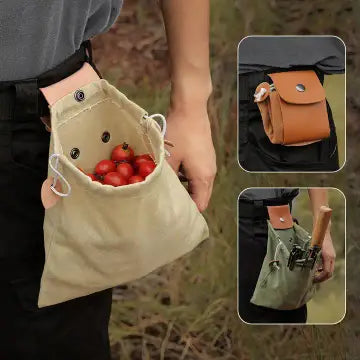 Portable Canvas Foraging Pouch