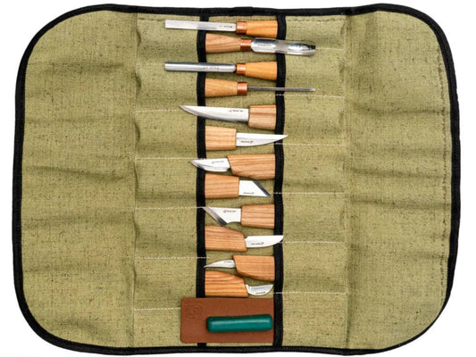 Wood CarvingKit- Set of 12 Knives by Beavercraft