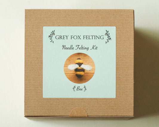 Bees - Needle Felting Kit - Beginner By Grey Fox Felting