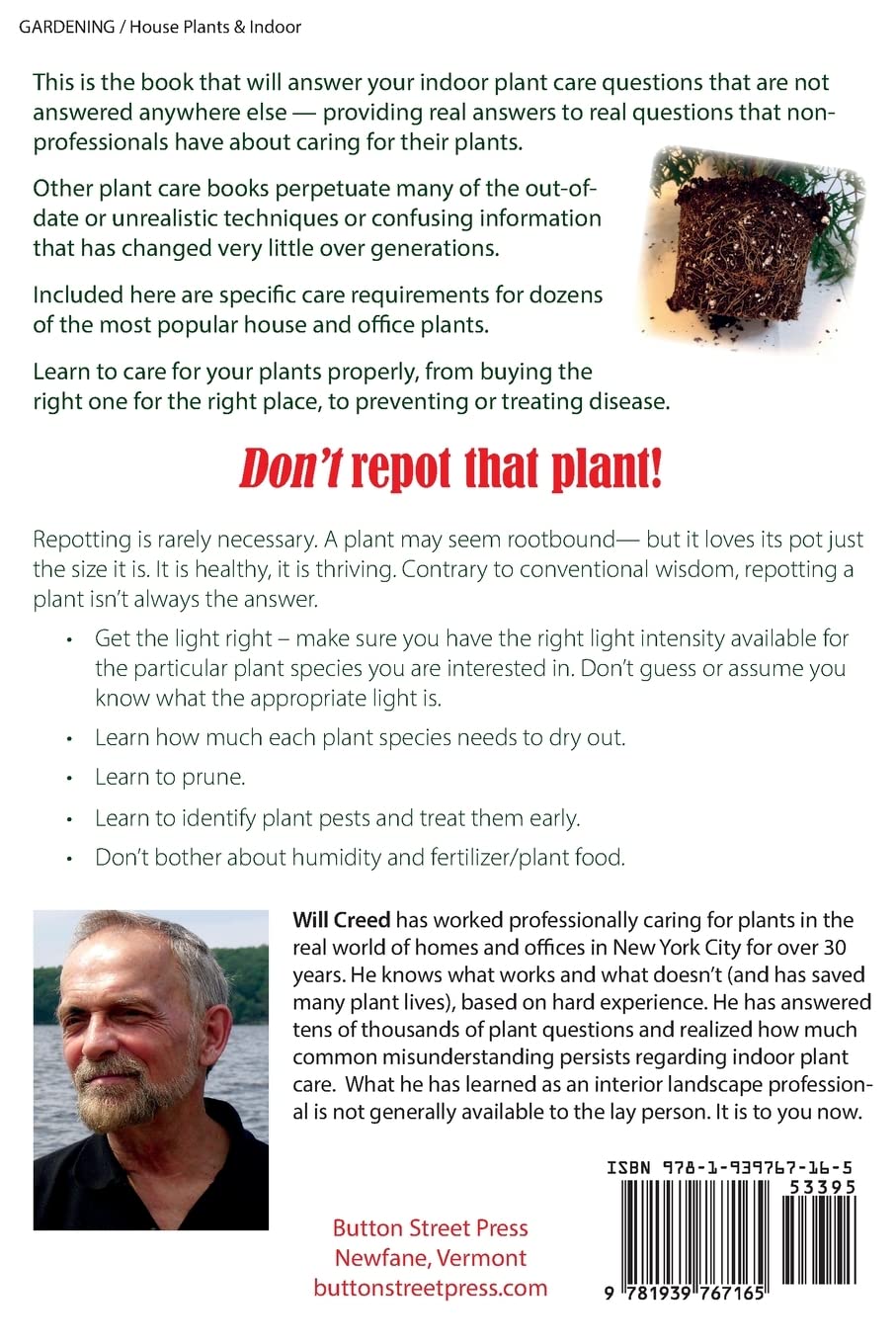 Don't Repot That Plant!: And Other Indoor Plant Care Mistakes by Will Creed