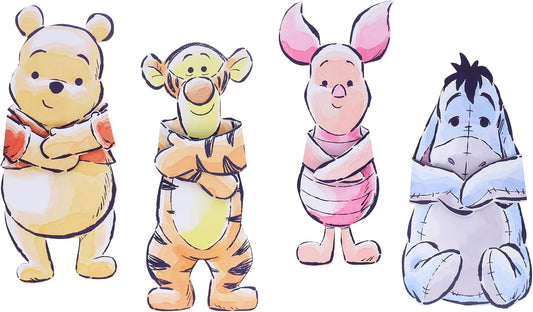 Disney Winnie the Pooh Hugs Notecards