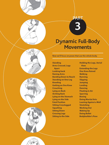 How to Create Manga: Drawing Dynamic Hand & Body Movements: The Ultimate Bible for Beginning Artists: The Ultimate Bible for Beginning Artists