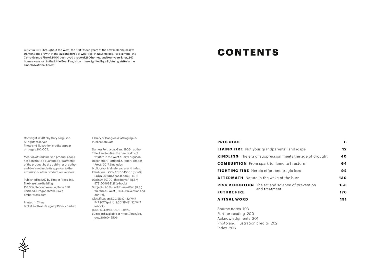 Land on Fire: The New Reality of Wildfire in the West by Gary Ferguson