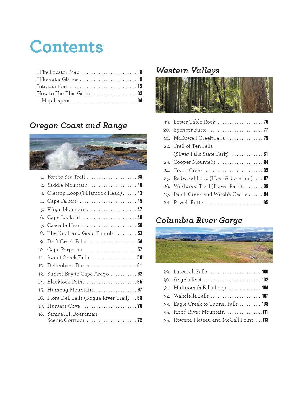 100 Classic Hikes Oregon: Oregon Coast * Coast Range * Western Valleys * Columbia River Gorge * Cascade Range * Central Oregon * Wallowa Mountains * Southeast Oregon by Eli Boschetto