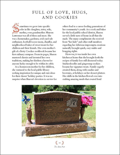 To Die for: A Cookbook of Gravestone Recipes