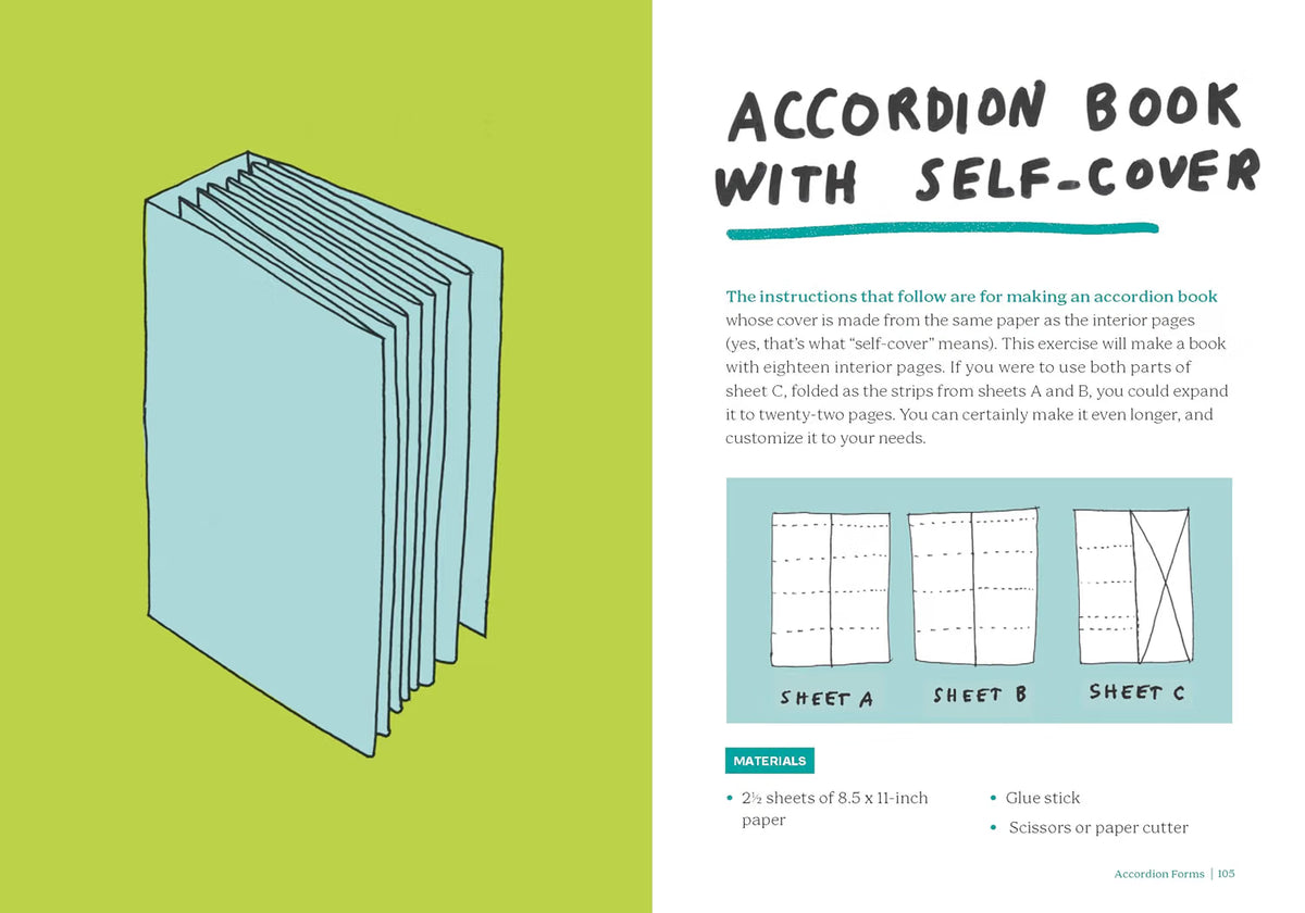 Zine Making and Bookbinding: A Beginner's Guide in 25 Projects