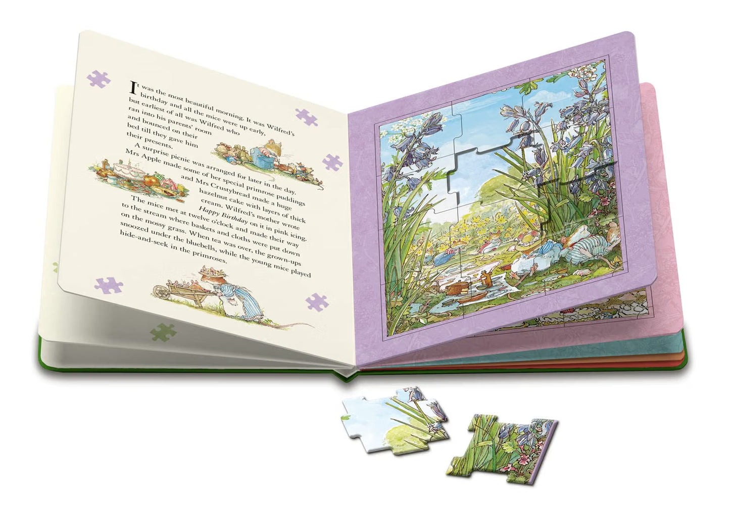 The Brambly Hedge Jigsaw Book: Contains six 12-piece Jigsaw Scenes from the Hedgerow