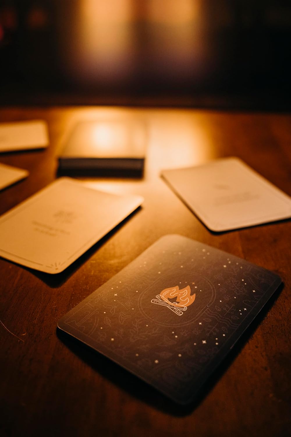Campfire Stories Deck: Prompts for Igniting Conversation by the Fire by Ilyssa Kyu & Dave Kyu