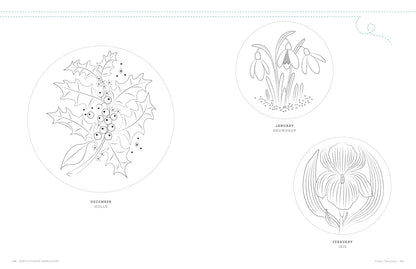 Birth Flower Embroidery: A Month-By-Month Celebration of Floral Embroidery: A Month-By-Month Celebration of Floral Embroidery