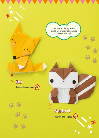 Easy Origami for Kids: Cute Paper Animals, Toys, Flowers and More! (40 Projects)