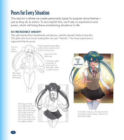 Master Guide to Drawing Anime: Expressions & Poses: Figure Drawing Essentials for the Aspiring Artist - A How to Draw Anime / Manga Step by Step Book: Figure Drawing Essentials for the Aspiring Artist - A How to Draw Anime / Manga Step by Step Book Series