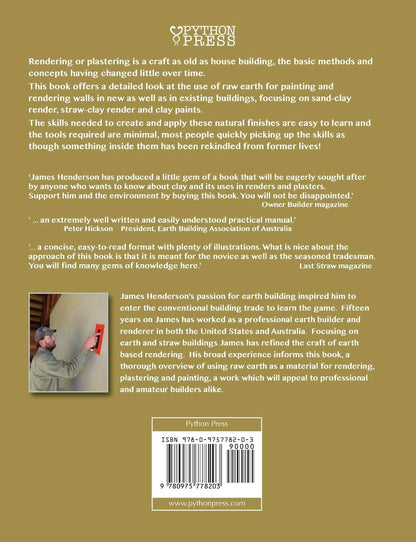Earth Render - The Art of Clay Plaster, Render and Paints
