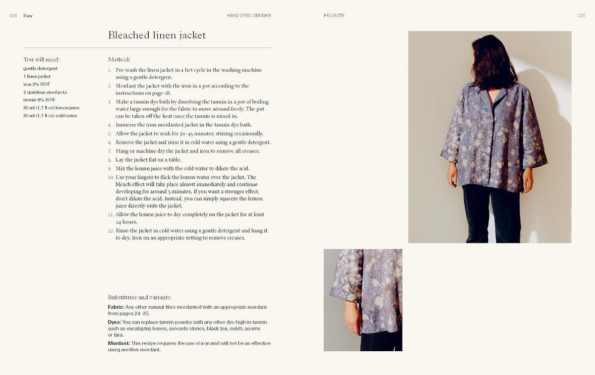 Hand Dyed Designs: A Guide to Dyeing Textiles with Plants