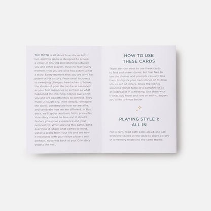 The Moth Presents: A Game of Storytelling