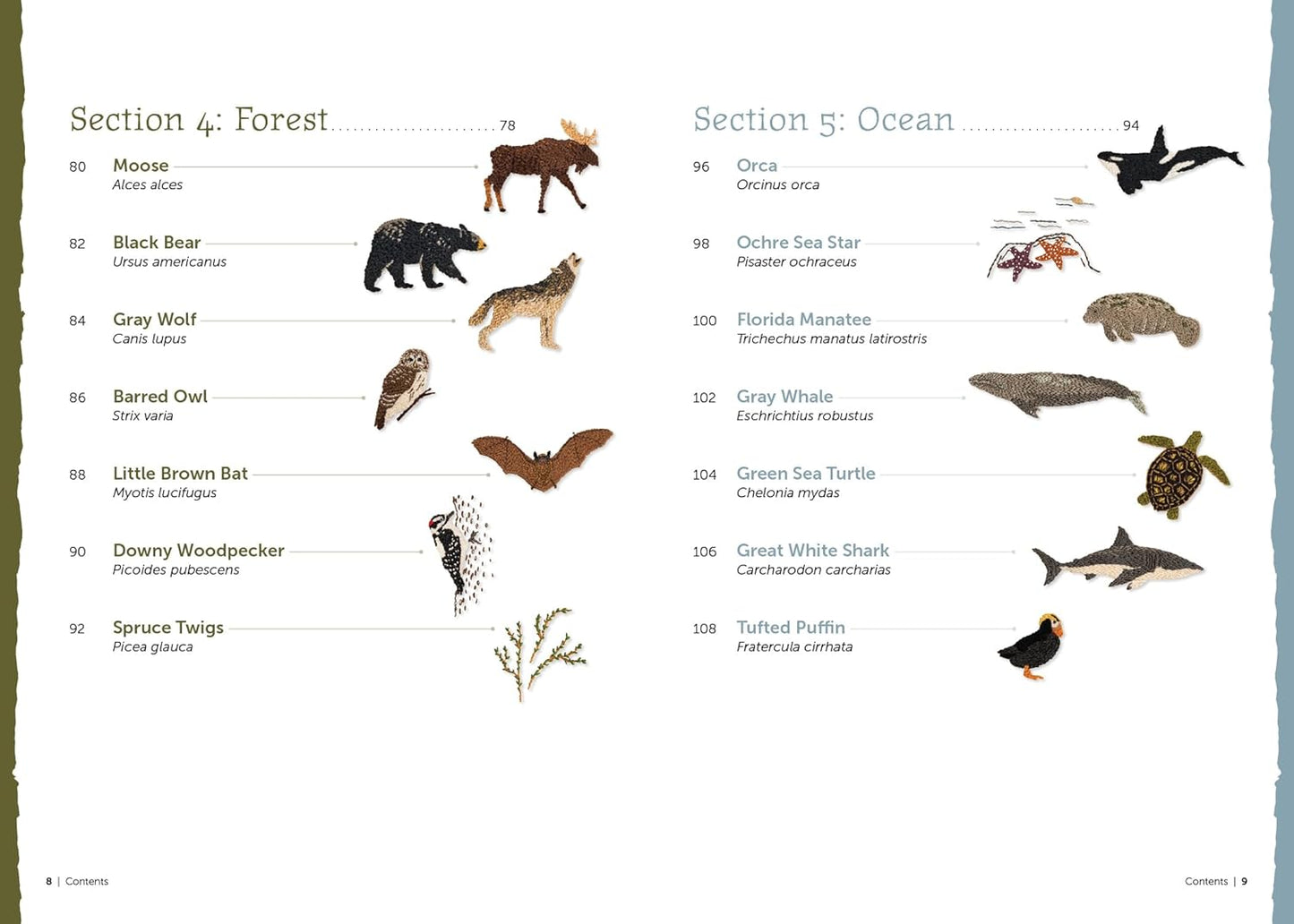 The Field Guide to Embroidery: 52 North American Animal and Plant Designs for Nature Lovers by Jessica Kemper