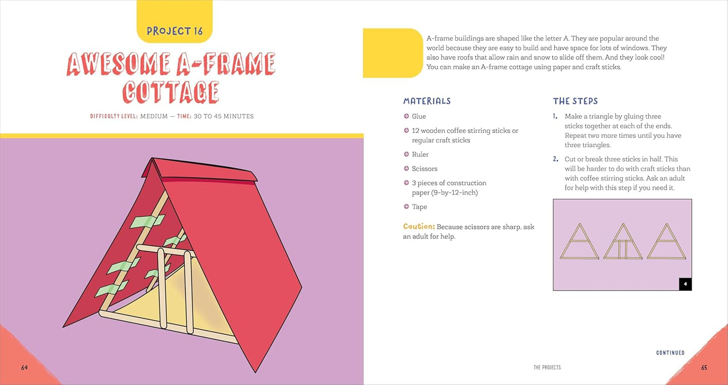 Awesome Architecture Activities for Kids: 25 Exciting STEAM Projects to Design and Build