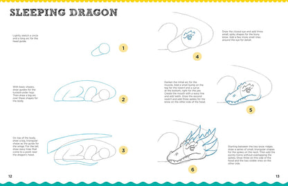Let's Draw Dragons: Learn to Draw a Variety of Dragons Step by Step!: Learn to Draw a Variety of Dragons Step by Step!