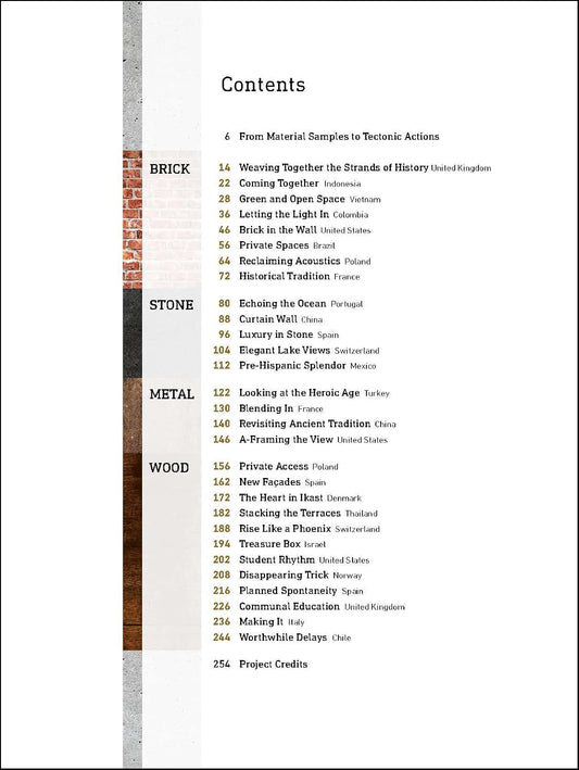 Brick Stone Metal Wood: Building on Tradition by Carlos Garcia Fernandez & Begoña de Abajo Castrillo