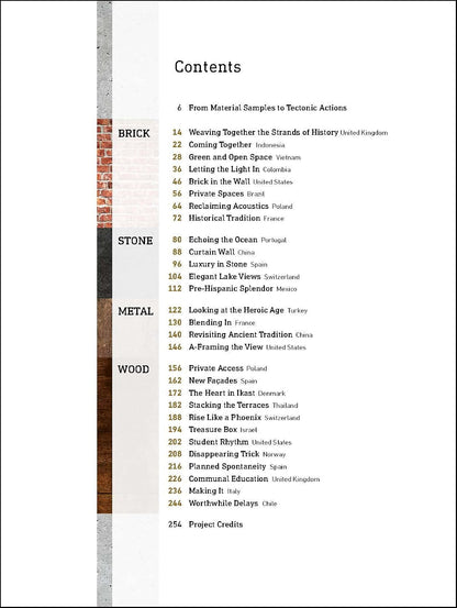 Brick Stone Metal Wood: Building on Tradition by Carlos Garcia Fernandez & Begoña de Abajo Castrillo