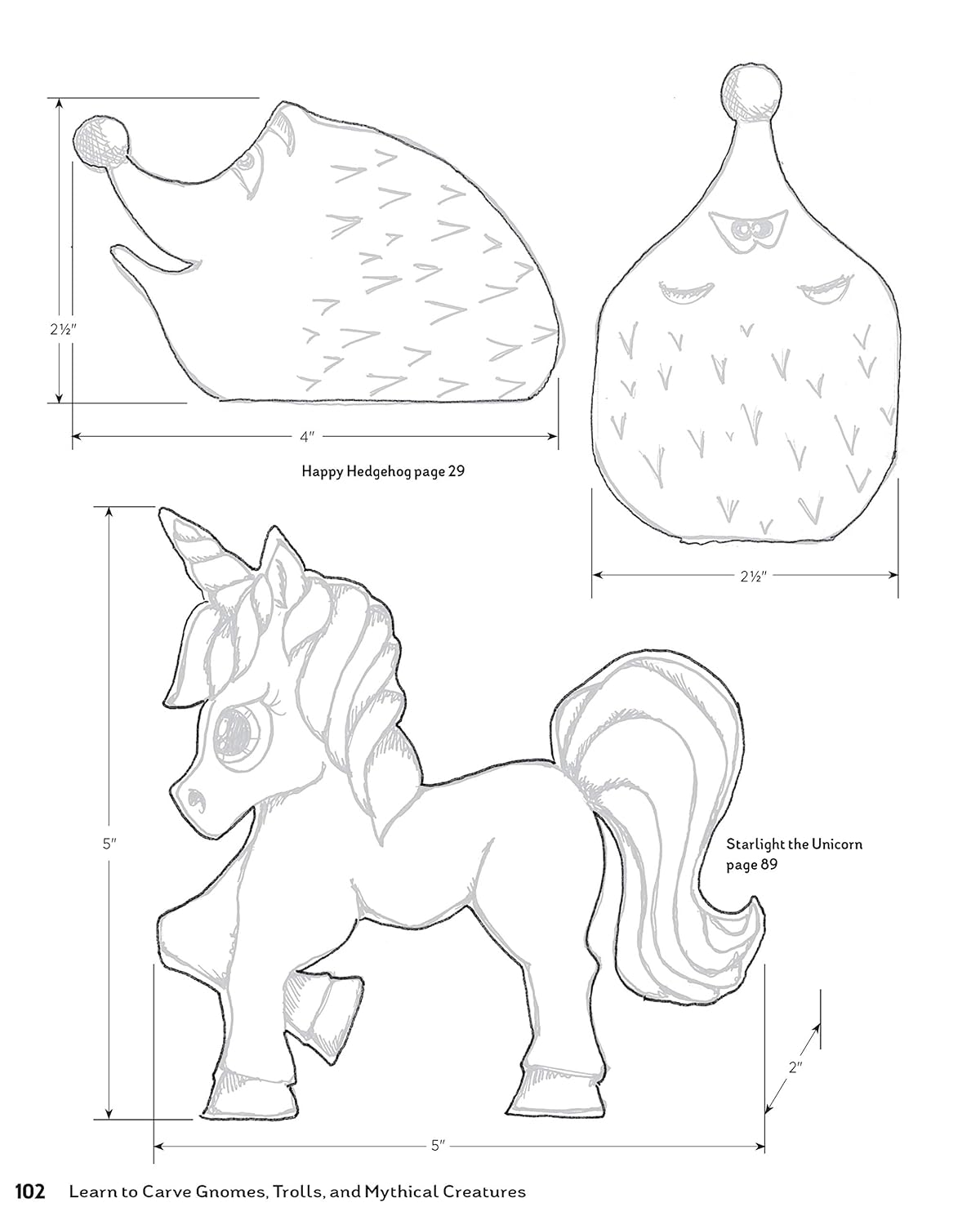 Learn to Carve Gnomes, Trolls, and Mythical Creatures: 15 Simple Step-By-Step Projects: 15 Simple Step-By-Step Projects