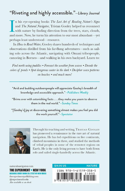 How to Read Water: Clues and Patterns from Puddles to the Sea by Tristan Gooley