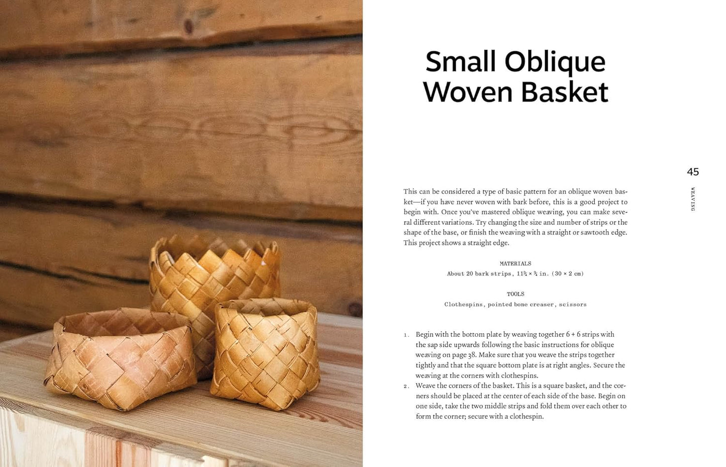 *Bark Craft: 14 Rustic Birch Bark Projects to Weave, Join & Fold by Emma Dahlqvist