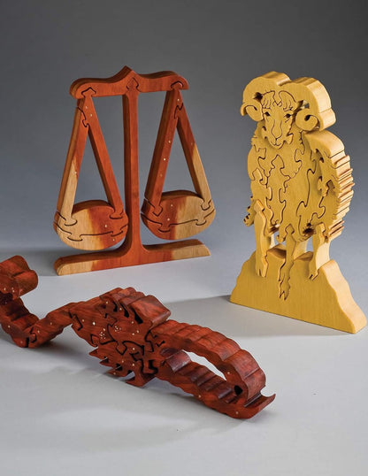 Zodiac Puzzles for Scroll Saw Woodworking: 30 Projects from the Eastern and Western Calendars