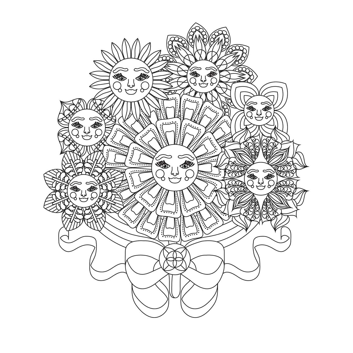 Meditation Mandalas: 24 Soothing Illustrations to Achieve Tranquility, Alleviate Anxiety, and Release Tension