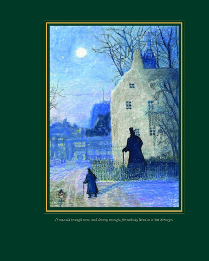 A Christmas Carol: Being a Ghost Story of Christmas (Deluxe Illustrated Leatherbound Edition)