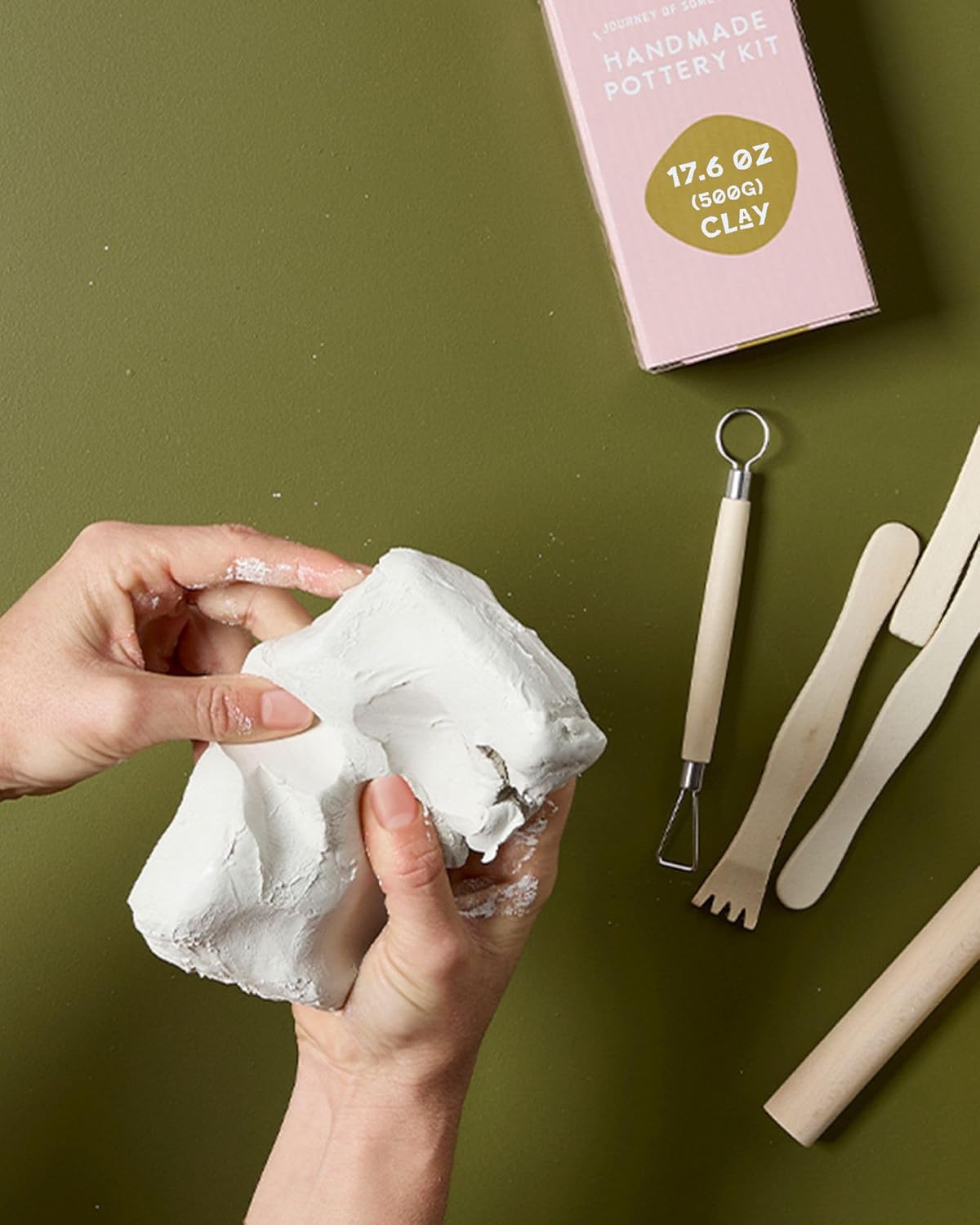 DIY Handmade Pottery Kit: Shape and Sculpt Your Own Pieces with Artist Gabi Braga by Journey Of Something