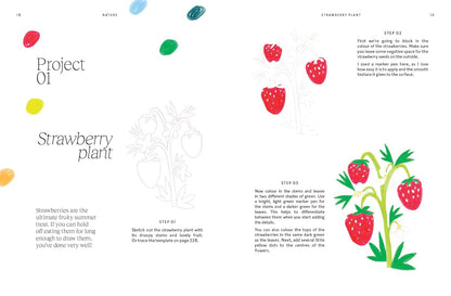 15-Minute Art Drawing: Learn How to Draw, Colour and Shade by Jessica Smith