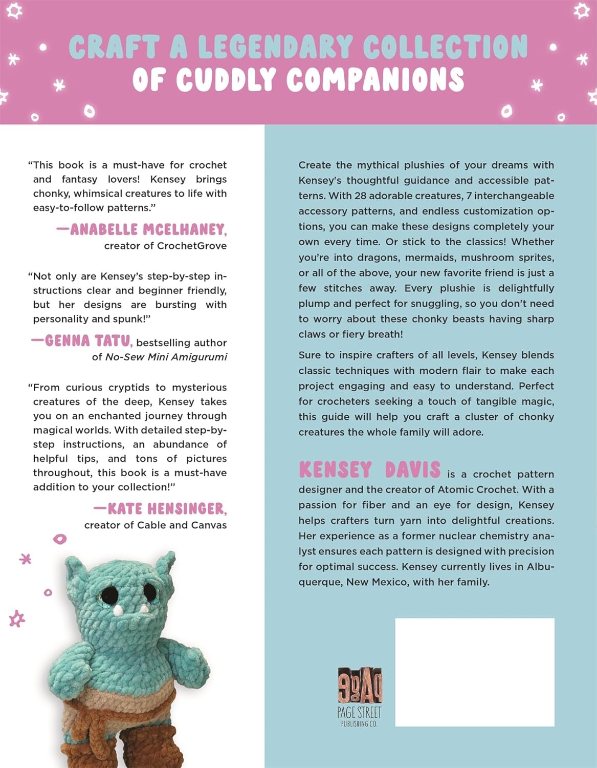 Fantasy Crochet Creatures: 28 Easy Patterns for Chonky Friends from Distant Realms by Kensey Davis