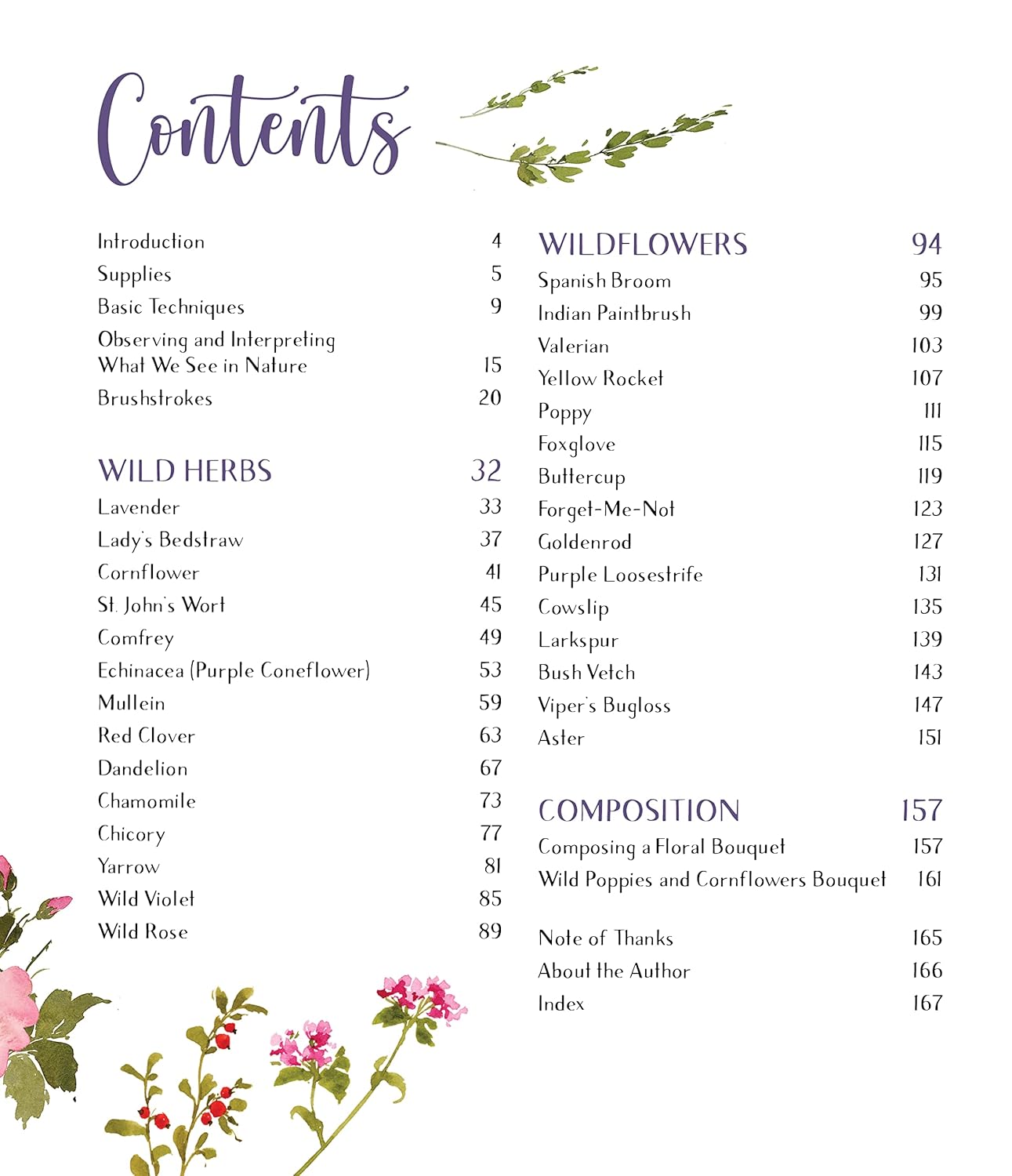 Wildflower Watercolor: The Beginner's Guide to Painting Beautiful Florals: The Beginner's Guide to Painting Beautiful Florals