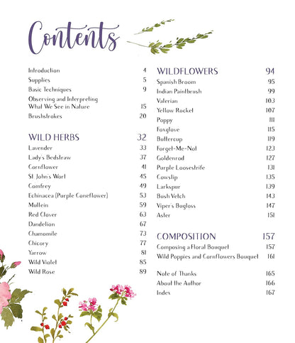 Wildflower Watercolor: The Beginner's Guide to Painting Beautiful Florals: The Beginner's Guide to Painting Beautiful Florals