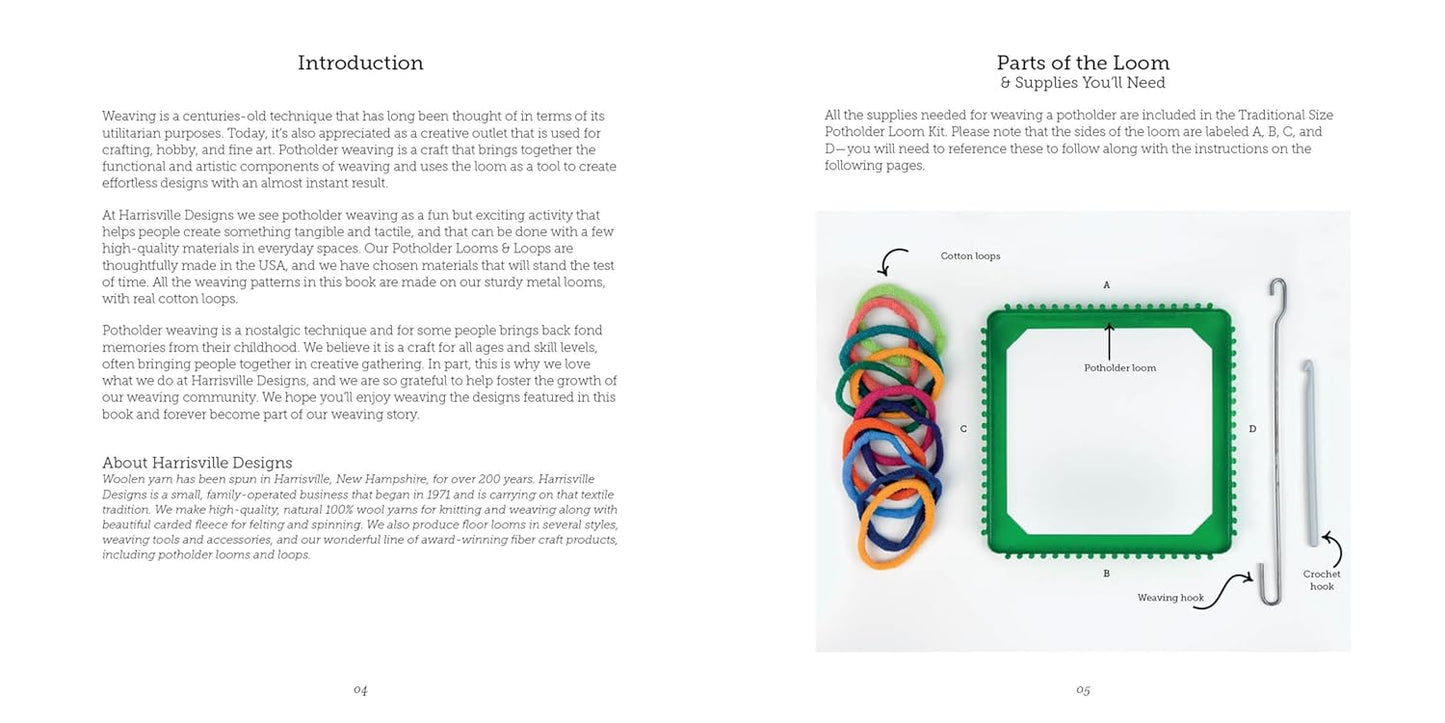Potholder Loom Designs: 140 Colorful Patterns: 140 Colorful Patterns