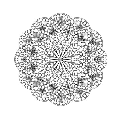 Meditation Mandalas: 24 Soothing Illustrations to Achieve Tranquility, Alleviate Anxiety, and Release Tension