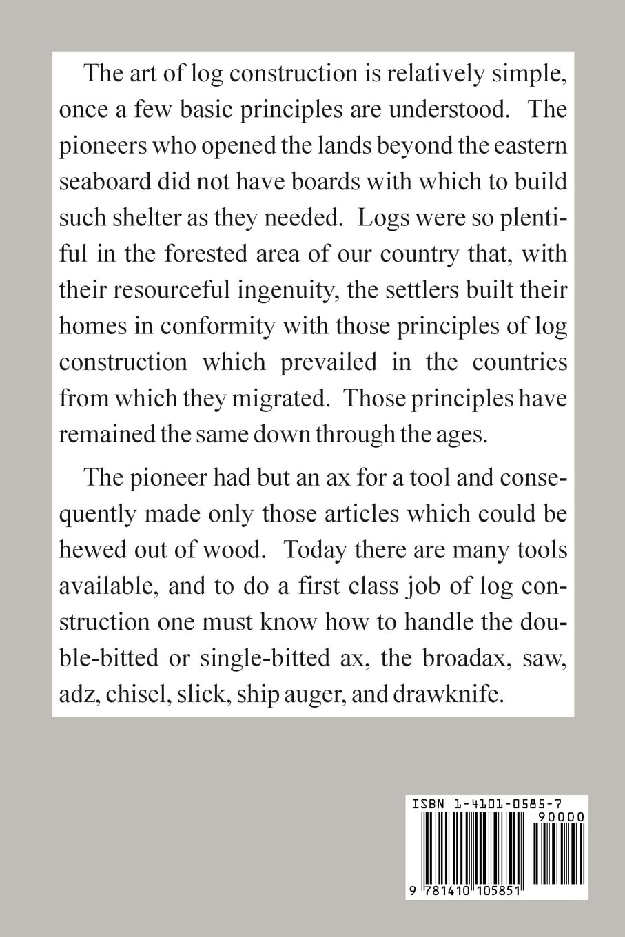 Building with Logs