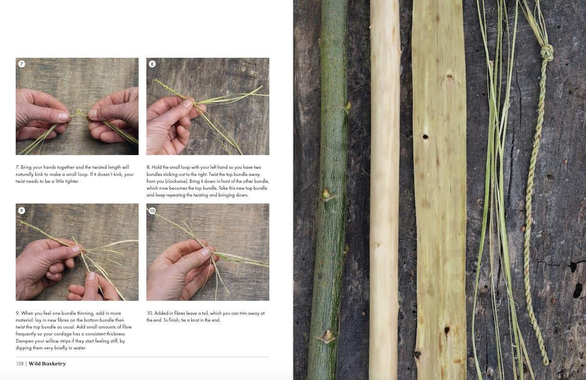 Wild Basketry: Making Baskets and Natural Cordage from Foraged Plants by Ruby Taylor