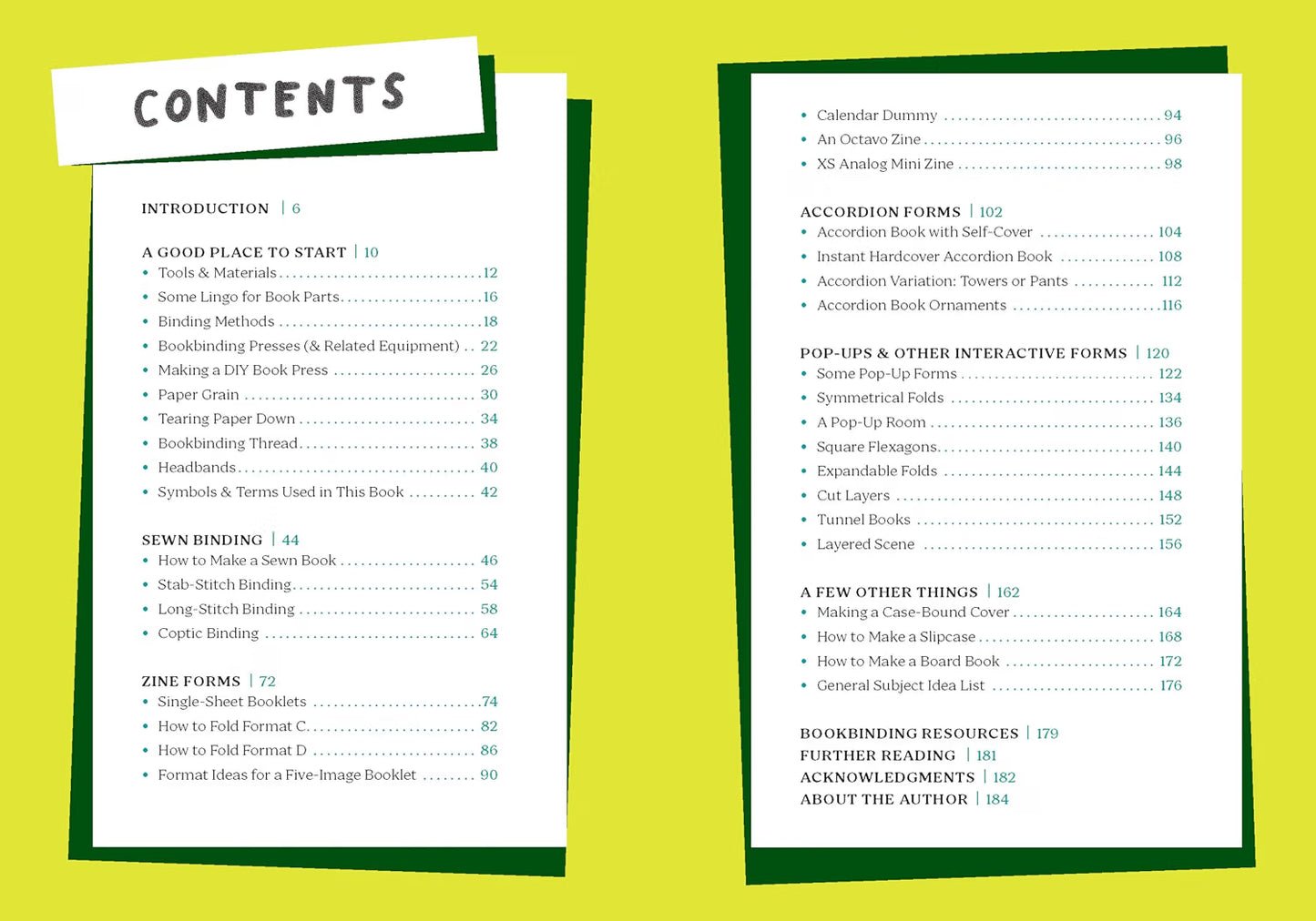 Zine Making and Bookbinding: A Beginner's Guide in 25 Projects