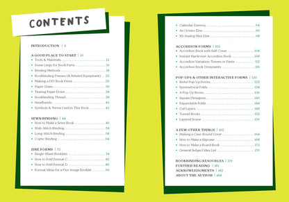 Zine Making and Bookbinding: A Beginner's Guide in 25 Projects