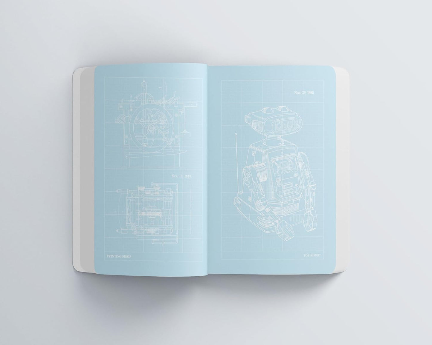 Blueprint Notebook: Technical Innovations by Dokument Press