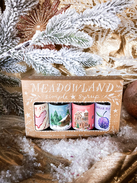 WONDERLAND Simple Syrup Collection Set by Meadowland Syrup